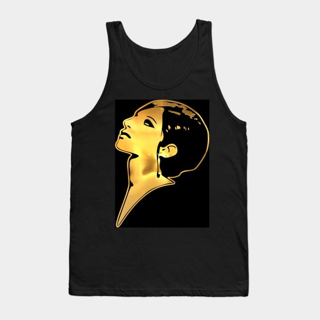 Superstar | Gold Series | Pop Art Tank Top by williamcuccio